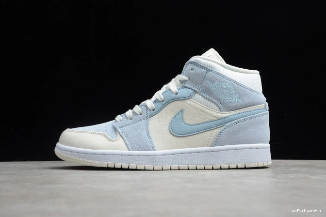 Air Jordan Textures Mixed DA4666-100 1 Mid Blue 1126